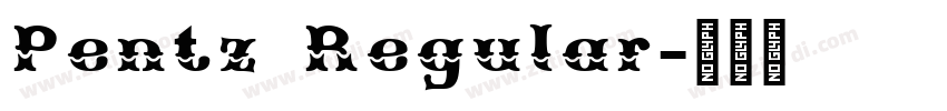 Pentz Regular字体转换